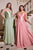 Curves La Divine CD668C Sculpted Corset Chiffon Bridesmaid Gown