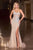 Ladivine CD77 One shoulder  Fitted Gown
