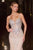 Sequin Embellished Fitted Gown La Divine CD681