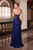 Beaded Fitted Gown La Divine CD689