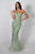 Ladivine CD719 Fitted Gown with Chocker
