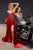 La Divine CD722 Strapless Sweetheart Neckline Fitted Evening Dress
