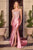 LaDivine CD725 Strapless Scoop Neckline Evening Dress