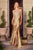 LaDivine CD725 Strapless Scoop Neckline Evening Dress