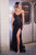 Beaded Strapless Fitted Dress La Divine CD727