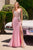 Beaded Strapless Fitted Dress La Divine CD727