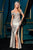 Off the Shoulders Fitted Evening Dress La Divine CD729