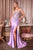 Crystal Strapless Fitted Dress Ladivine CD736