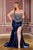 Curves Crystal Strapless Fitted Dress Ladivine CD736C