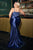 Beaded Embellished Satin Gown La Divine CD752C