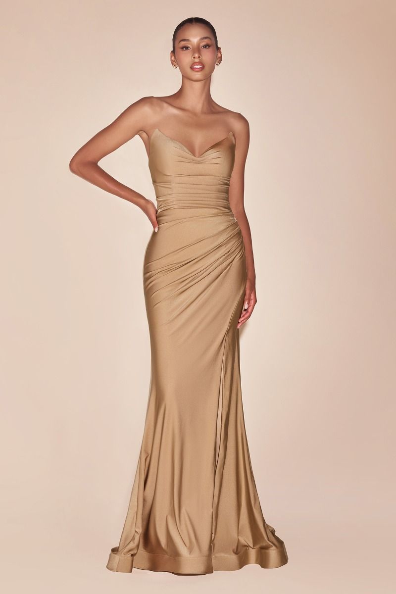 Strapless Fitted Prom Dress CD791B Sparkly Gowns Strapless Fitted Prom Dress CD791B Sparkly Gowns