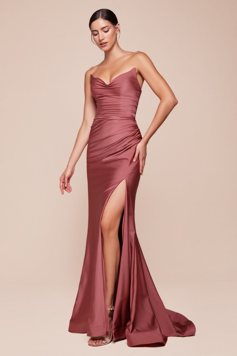 Strapless Fitted Prom Dress CD791B Sparkly Gowns Strapless Fitted Prom Dress CD791B Sparkly Gowns