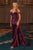 Ladivine CD803 Lace and Satin Fitted Gown