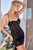 Fitted Lace and Satin Gown CD831