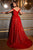 Off the Shoulder Fitted Glitter Gown CD853