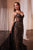 Beaded Fitted Long Dress CD863