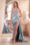 Embellished Lace and Satin Prom Gown CD868
