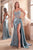 Embellished Lace and Satin Prom Gown CD868