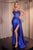 Embellished Lace and Satin Prom Gown CD868