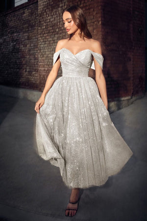 Wedding and Cocktail Midi Dress CD869W