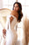 Tie Sleeve Pleated  Evening Wedding Gown CD944W