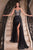 Fitted Beaded Embellishment Satin Dress CDS440