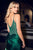 Fitted Beaded Embellishment Satin Dress CDS440