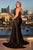 Curves Fitted Beaded Embellishment Satin Dress CDS440C