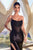 Strapless Lace and Satin Dress CDS489