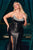 Micro Crystals Satin Curves Evening Dress Ladivine CDS529C