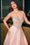 Crystal Embellished A-Line Gown La Divine CDS541