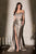 Off-Shoulder Beaded Gown La Divine CDS554