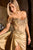 Off-Shoulder Beaded Gown La Divine CDS554