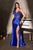 Ladivine CDS559 Spaguethi Straps Fitted Prom Dress
