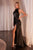 Halter Satin Fitted Dress CH031