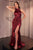 Halter Satin Fitted Dress CH031