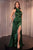 Halter Satin Fitted Dress CH031