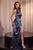 Halter Satin Fitted Dress CH031