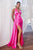 Halter Satin Prom Dress CH079