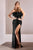 Feather Sequin Prom Gown CH147