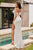 Strapless Feather Embellishment Gathered Gown CH147W