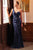 One Shoulder Sequined  Evening Gown La Divine CH182