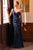 One Shoulder Sequined  Evening Gown La Divine CH182