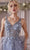Sleeveless 3D Floral Appliques Lace A-line Prom Gown CD0181