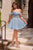 La Divine CJ420 Glitter Tulle Corset Homecoming Mini Dress - image 2