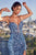 Mermaid Sequin Printed Prom Gown CM334