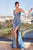 Mermaid Sequin Printed Prom Gown CM334