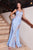 Lace Embellishment Long Dress CM351