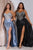 Crystal Fitted Beaded Gown La Divine CM377