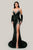 Strapless Sequin Embellishment Gown CP639
